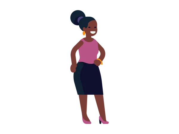 Black woman  Illustration