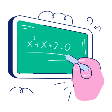 Blackboard Surface  Illustration