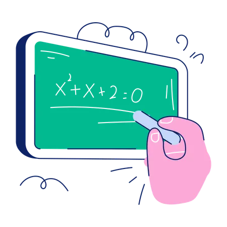 Blackboard Surface  Illustration