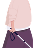 illustration for walking stick