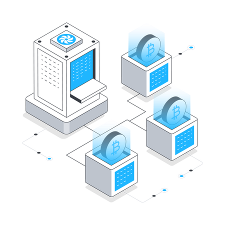 Blockchain  Illustration