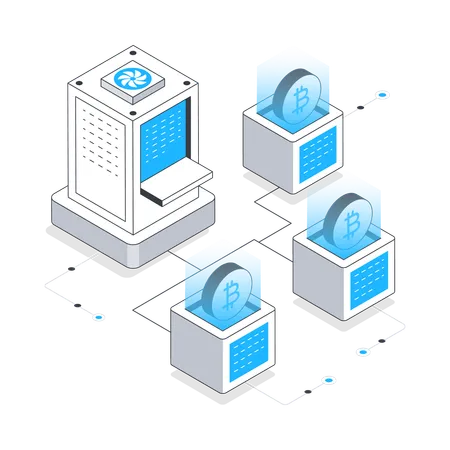 Blockchain  Illustration