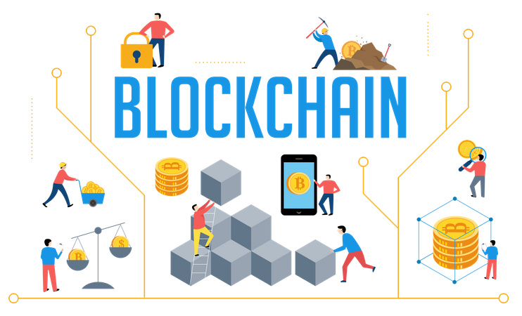 Blockchain Illustration