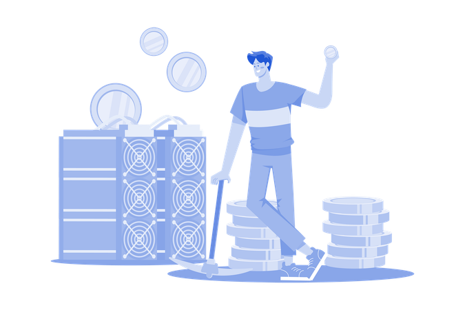 Blockchain Explorer  Illustration