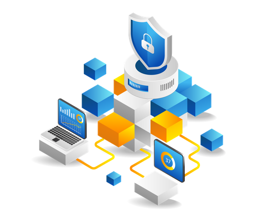 Blockchain security analysis  Illustration