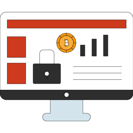 Blockchain security  Illustration