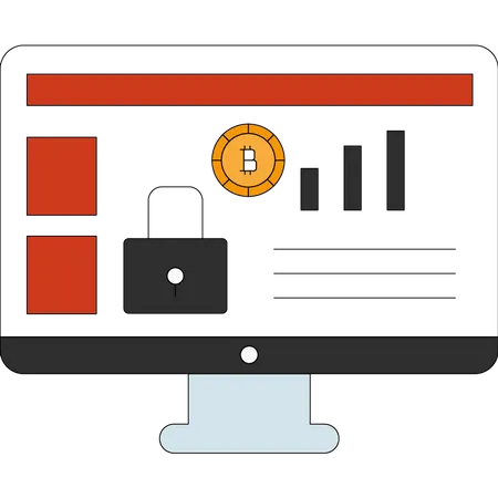 Blockchain security  Illustration