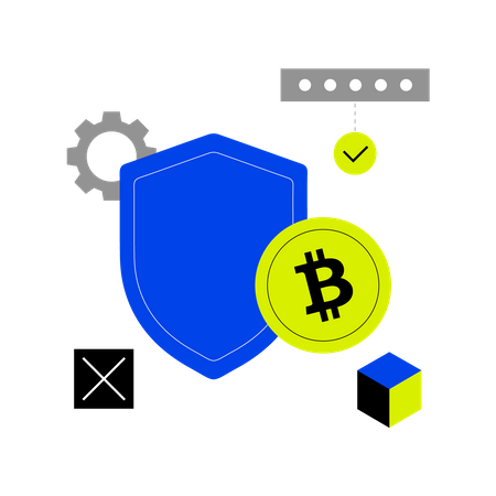 Blockchain security  Illustration