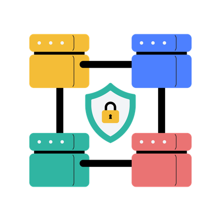 Blockchain security  Illustration