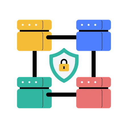Blockchain security  Illustration