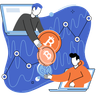 illustration sell bitcoin