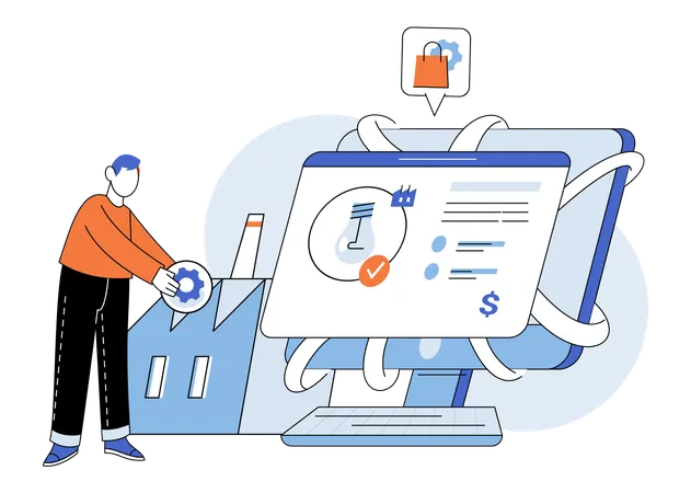 Blockchain weaves secure tapestry safeguarding secrets smart industry  Illustration