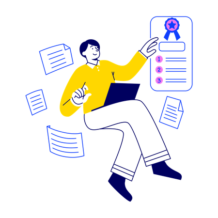 従業員によるブログ執筆  イラスト