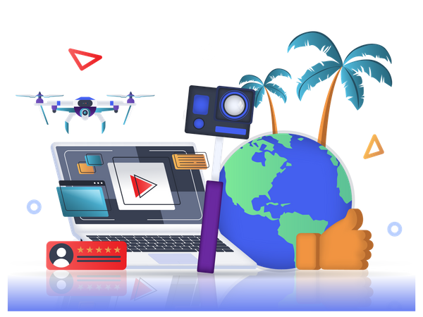 Bloggen  Illustration