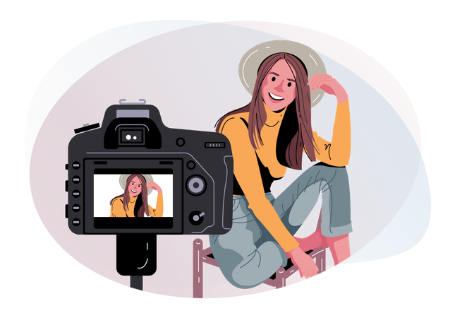 Blogger  Illustration