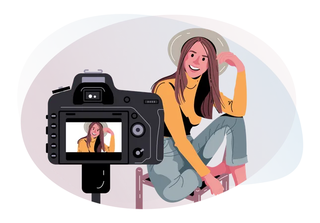 Blogger  Illustration