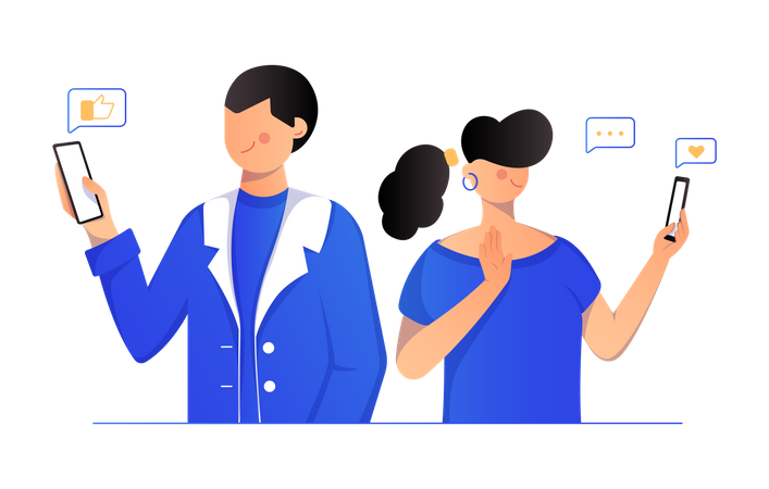 Blogger  Illustration