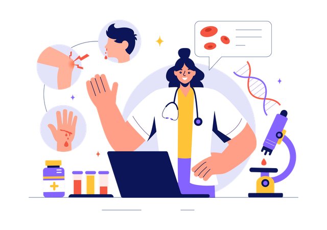 Blood Conditions  Illustration