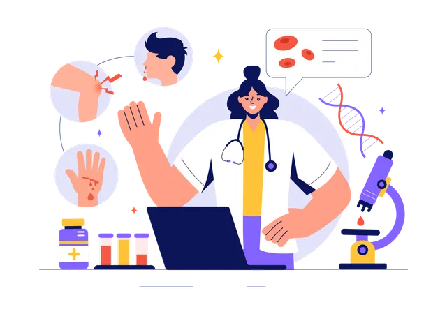 Blood Conditions  Illustration