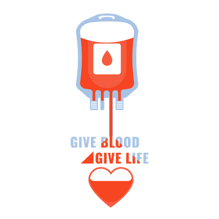 Blood donation Illustration