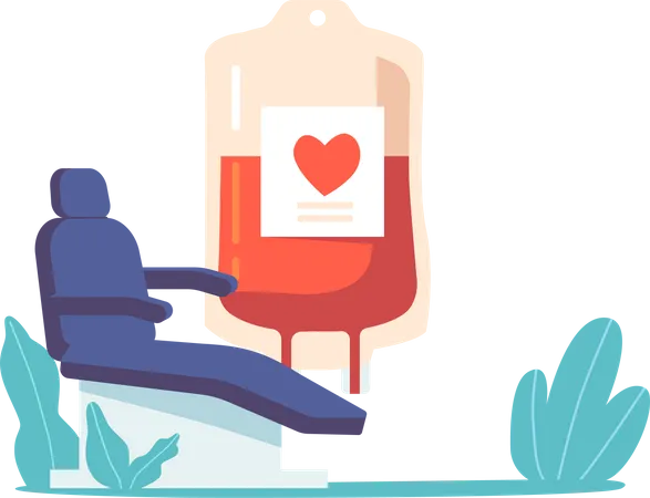 Blood Donation Illustration