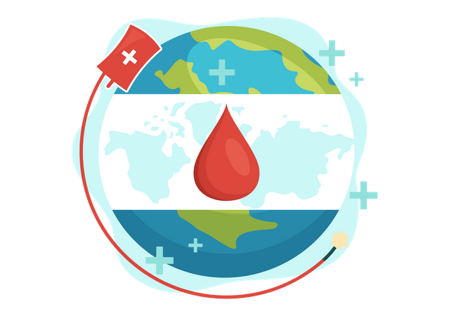 Blood Donation Camp  Illustration