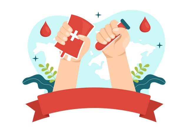 Blood Donation Camp  Illustration