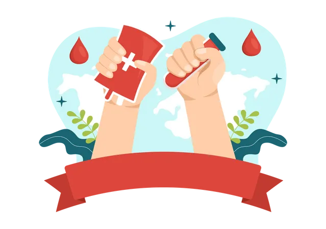 Blood Donation Camp  Illustration