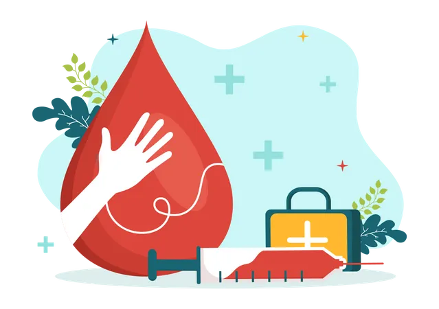 Blood Donation Day  Illustration