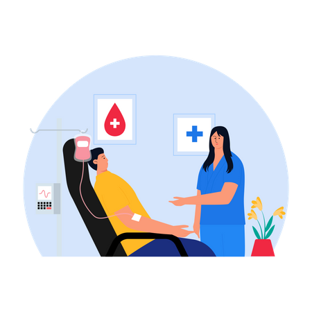 Blood donation  Illustration