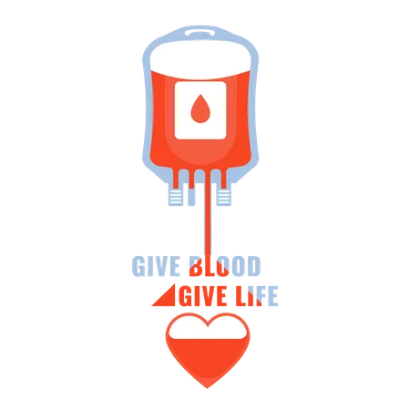 Blood donation  Illustration