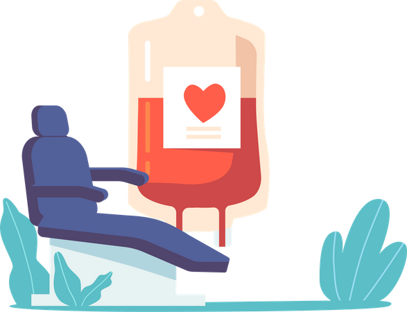 Blood Donation  Illustration