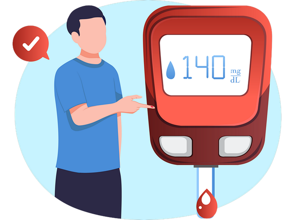 Blood Glucose Meter  Illustration