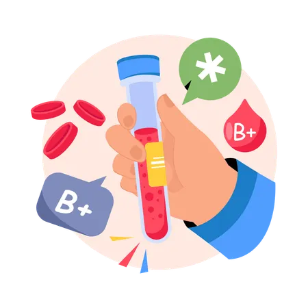 Blood Group  Illustration