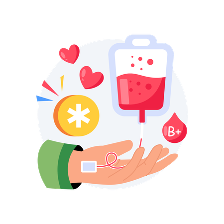 Blood Group  Illustration