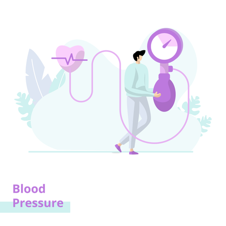 Blood Pressure  Illustration