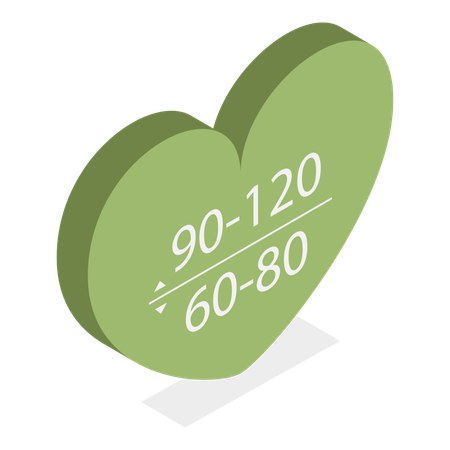 Blood Pressure Chart  Illustration