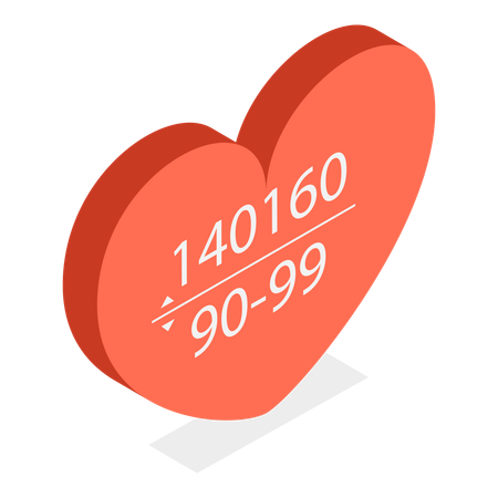 Blood Pressure Chart  Illustration