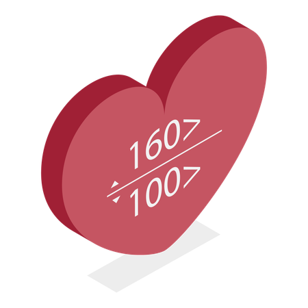 Blood Pressure Chart  Illustration