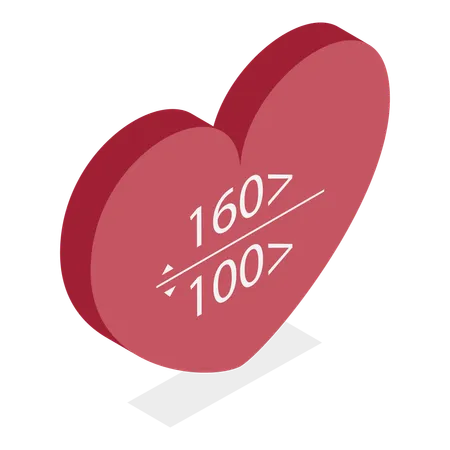 Blood Pressure Chart  Illustration