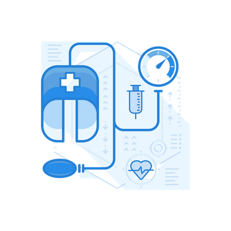 Blood Pressure  Illustration