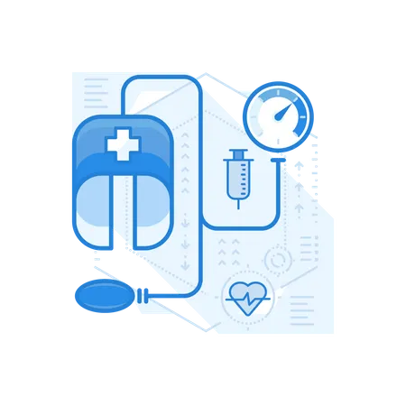 Blood Pressure  Illustration