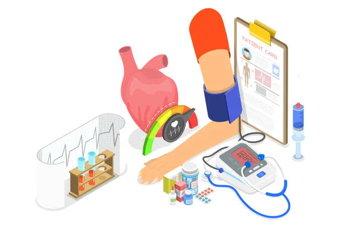 Blood Pressure  Illustration