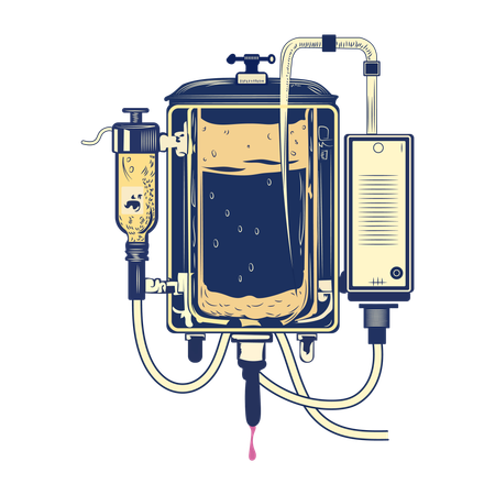 Blood Separator  Illustration