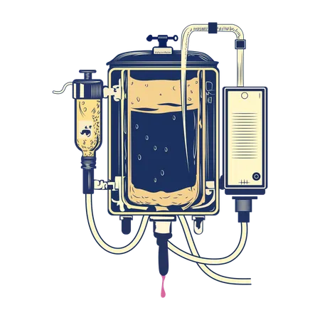 Blood Separator  Illustration