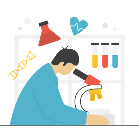 Blood Test  イラスト
