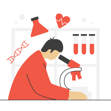 Blood Test  イラスト