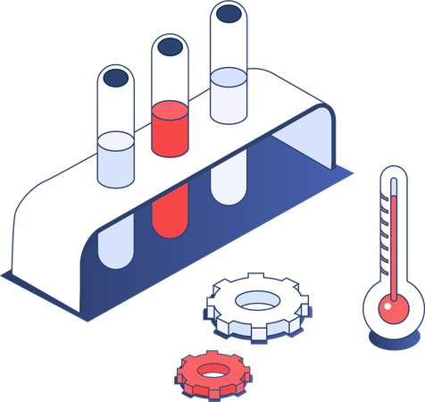 Blood testing  イラスト
