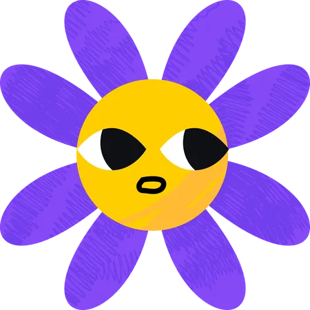 Blumen-Emoji  Illustration