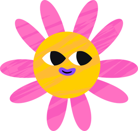 Blumen-Emoji  Illustration